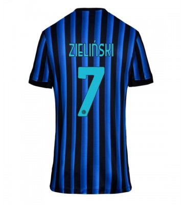 Inter Milan Piotr Zielinski #7 Hemmatröja Kvinnor 2025-26 Kortärmad Inter Milan Piotr Zielinski #7 Hemmatröja Kvinnor 2025-26 Kortärmad